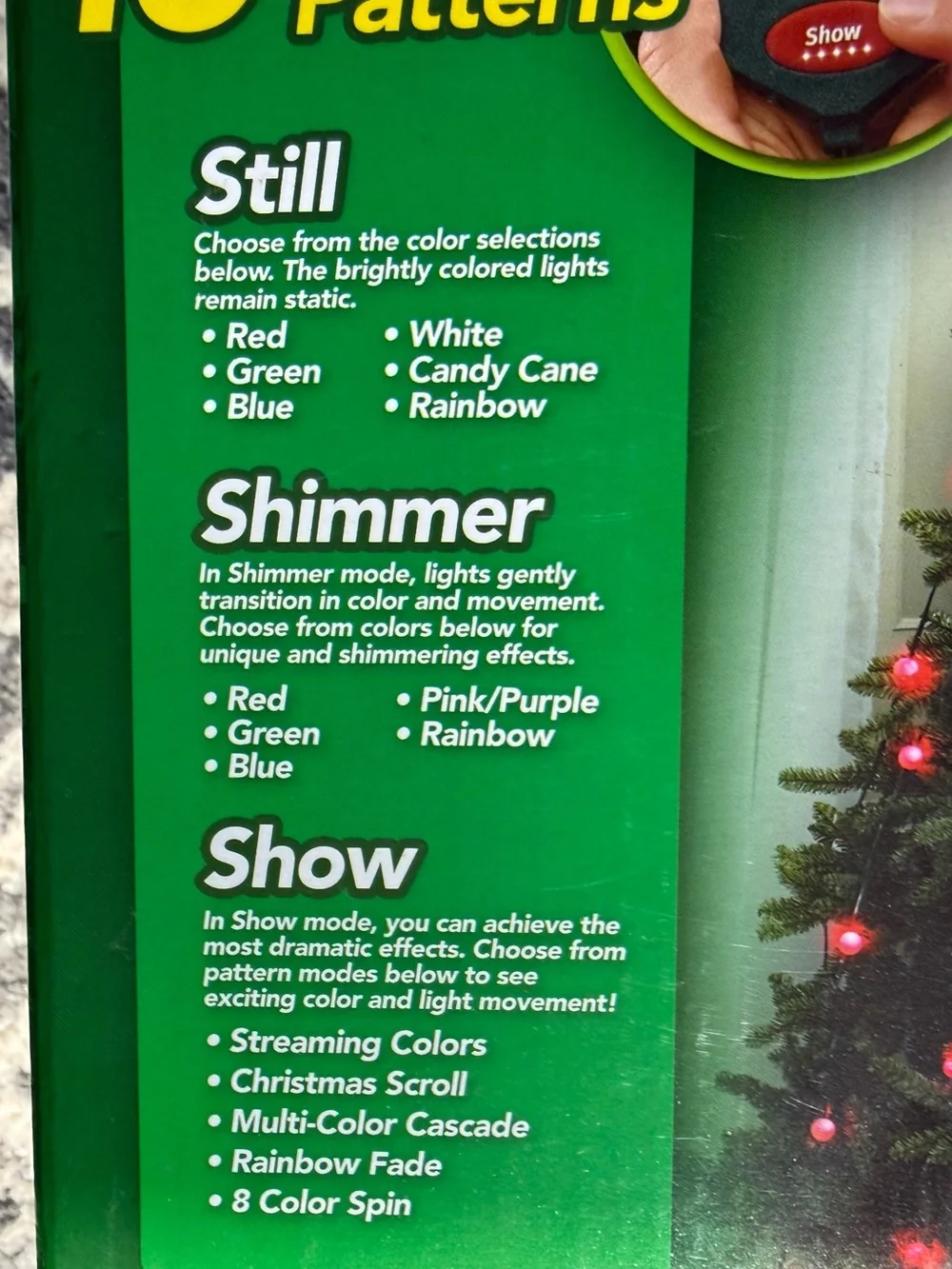 Lot Of 2 New Shower Tree Dazzle LED Christmas Lights NIB Holiday Decor